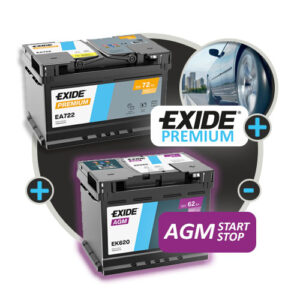 Exide Prémium autó akkumulátor